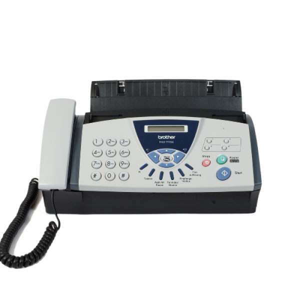 Brother Fax-T104 Faxgerät mit Telefon, Sendebericht, Normalpapier geeignet